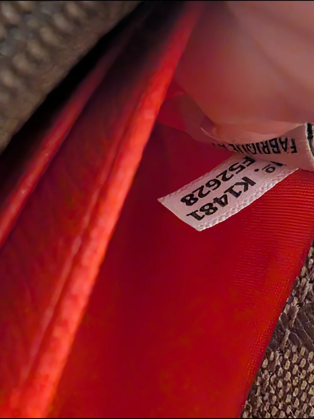 COACH Orange Leather Continental Wallet - Signature Logo